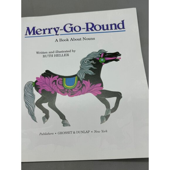Merry go round by Ruth Heller paperback book sandcastle 1990 English READ - Picture 5 of 6